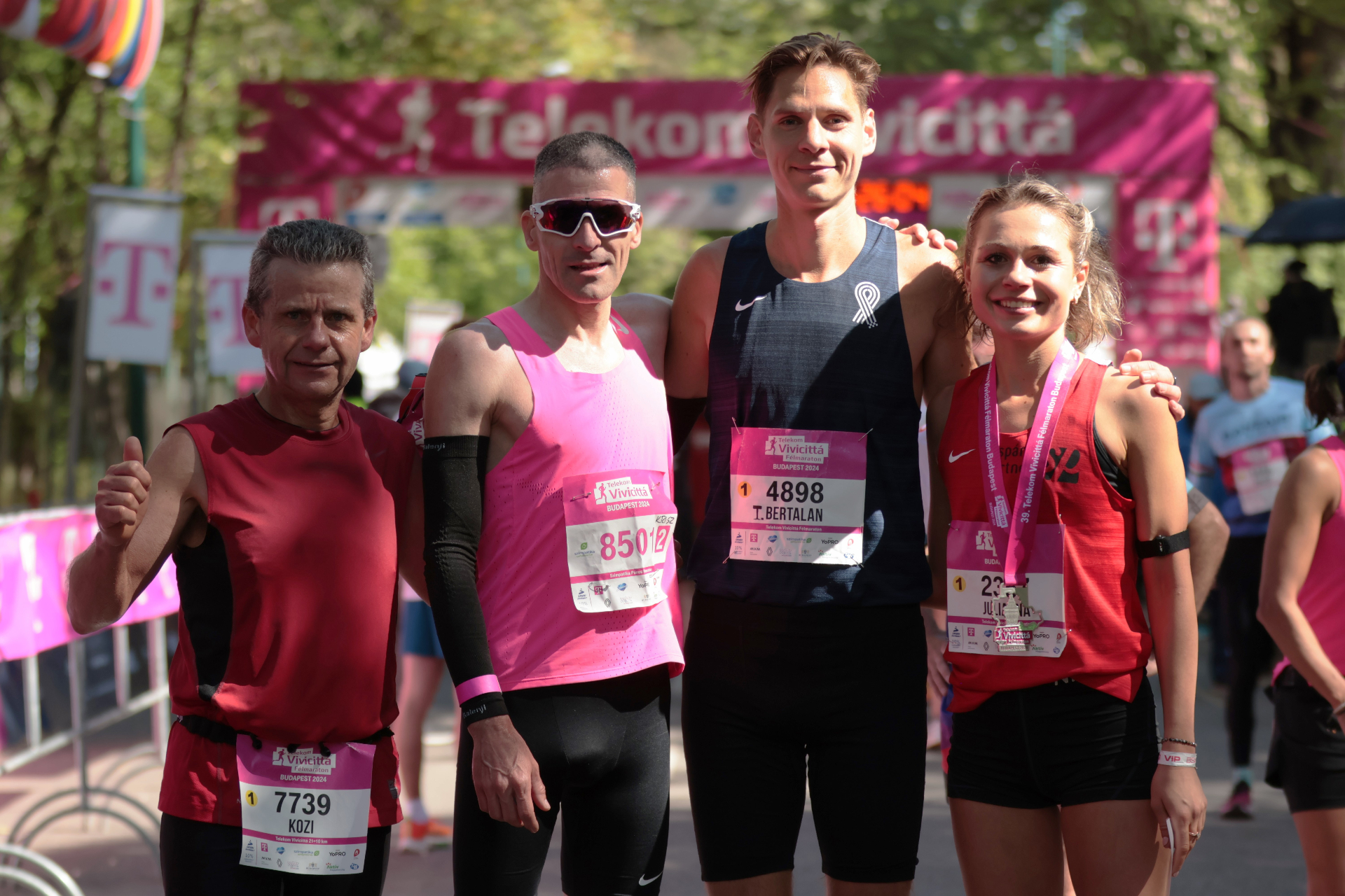 Telekom Vivicittá Félmaraton befutó, Budapest 2024